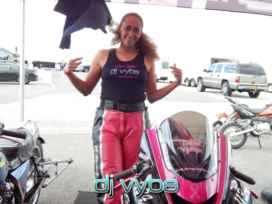 Get The Pink DJ Vybe T-Shirt Like This Fine Lady