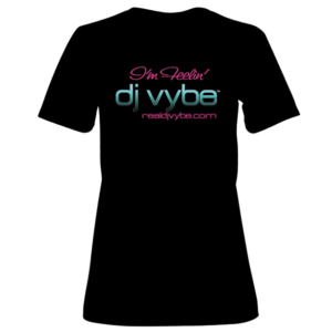 Women's Premium DJ Vybe T-Shirt (Black or White)